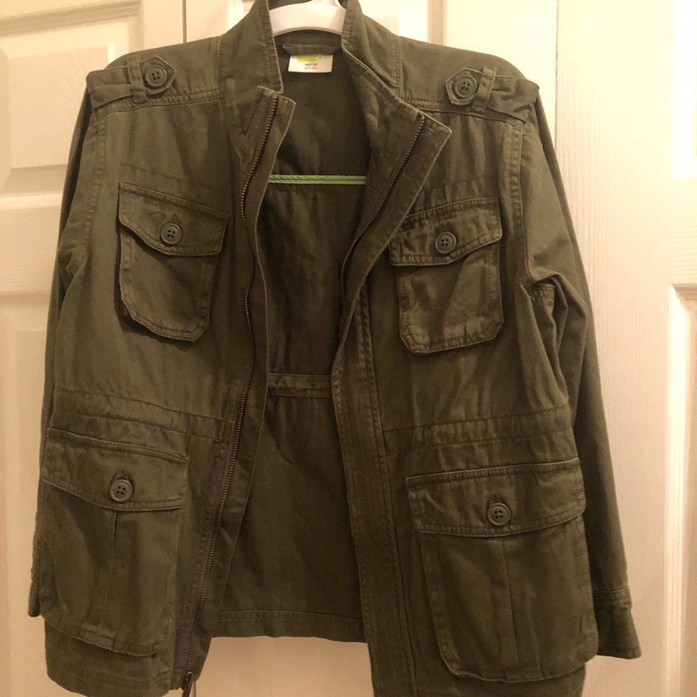 Boys Army Green Jacket
